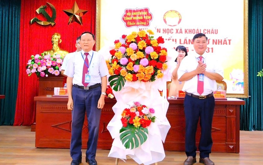 Đại hội đại biểu Hội Khuyến học xã Khoái Châu lần thứ I, nhiệm kỳ 2026-2031 - Ảnh 1.